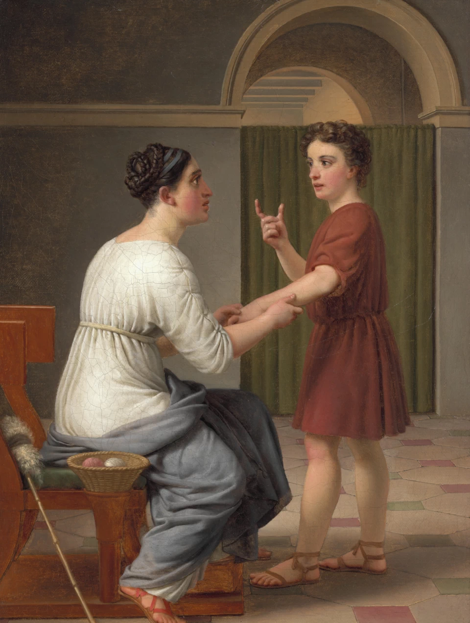 Papirio e sua madre - Museo Øregaard